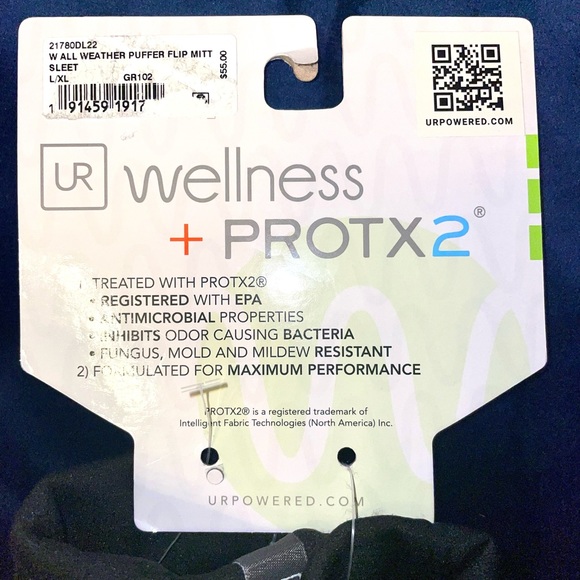 UR WELLNESS BOUNDARY SERIES ANTIMICROBIAL TREATED WITH PROTX2 L/XL GRAY SILVER - Picture 6 of 8